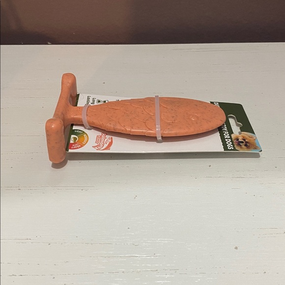 Fish Salmon Flavored Durable Dog Chew Toy Salmon Flavor - Picture 3 of 5